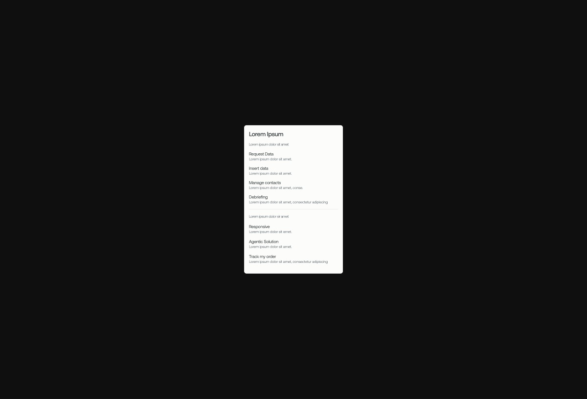 Dropdown preview
