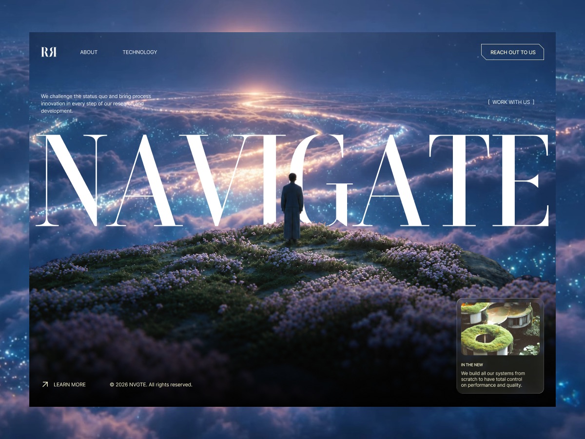 Navigate Hero preview